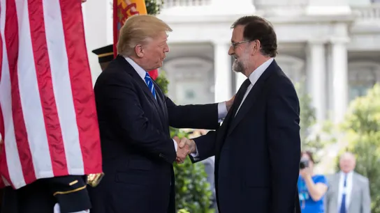 Donald Trump recibe a Mariano Rajoy en la Casa Blanca Donald Trump recibe a Mariano Rajoy en la Casa Blanca