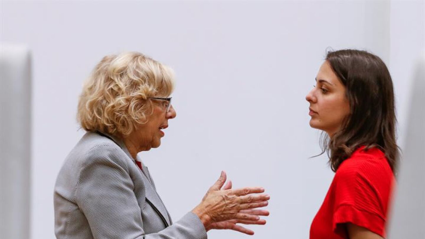 Manuela Carmena y Rita Maestre