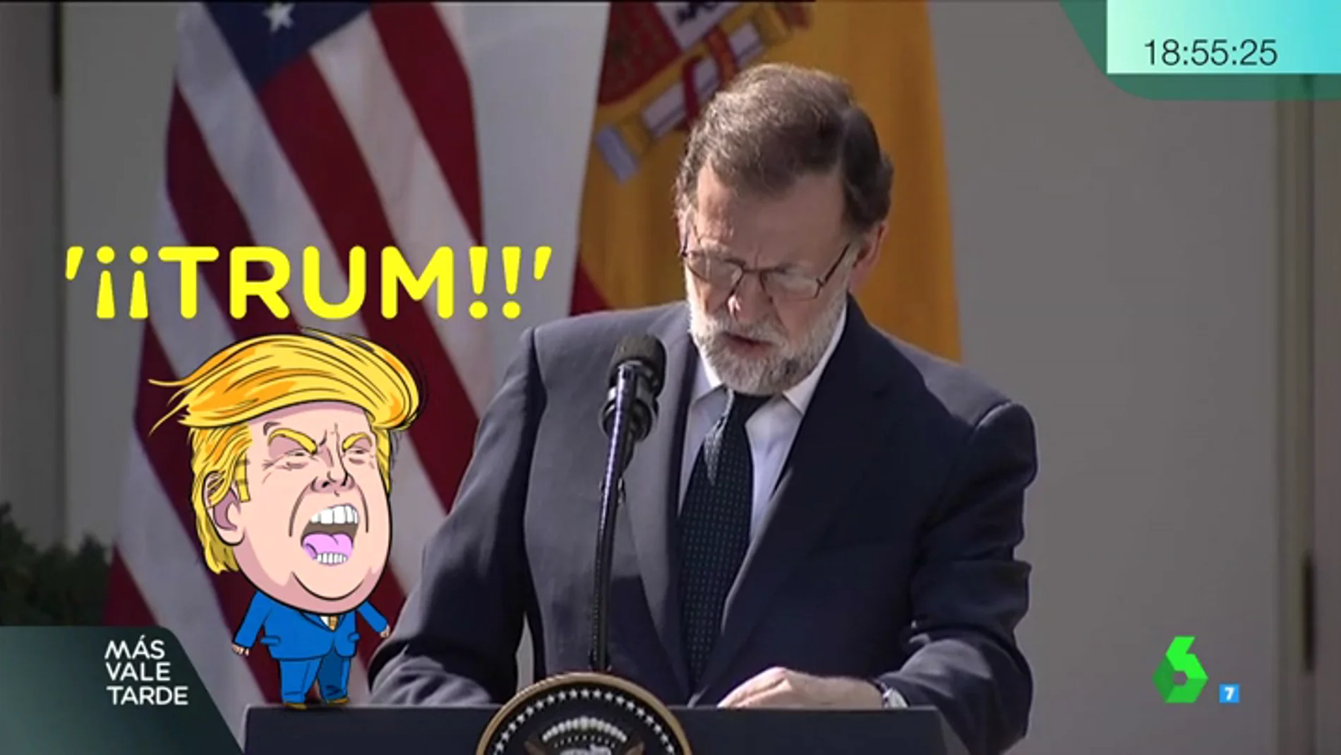  Rajoy no se despega de los lapsus ni en EEUU: llama 'Trun' a Trump y 'Madero' a Maduro