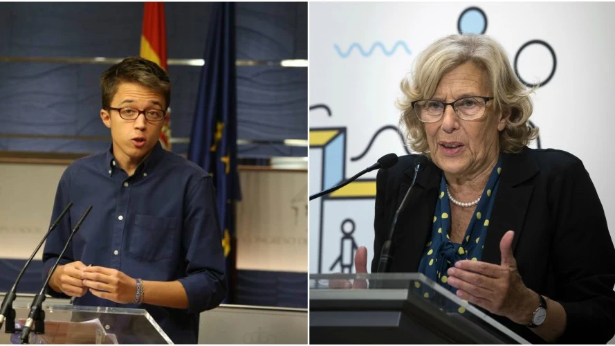 Íñigo Errejón y Manuela Carmena