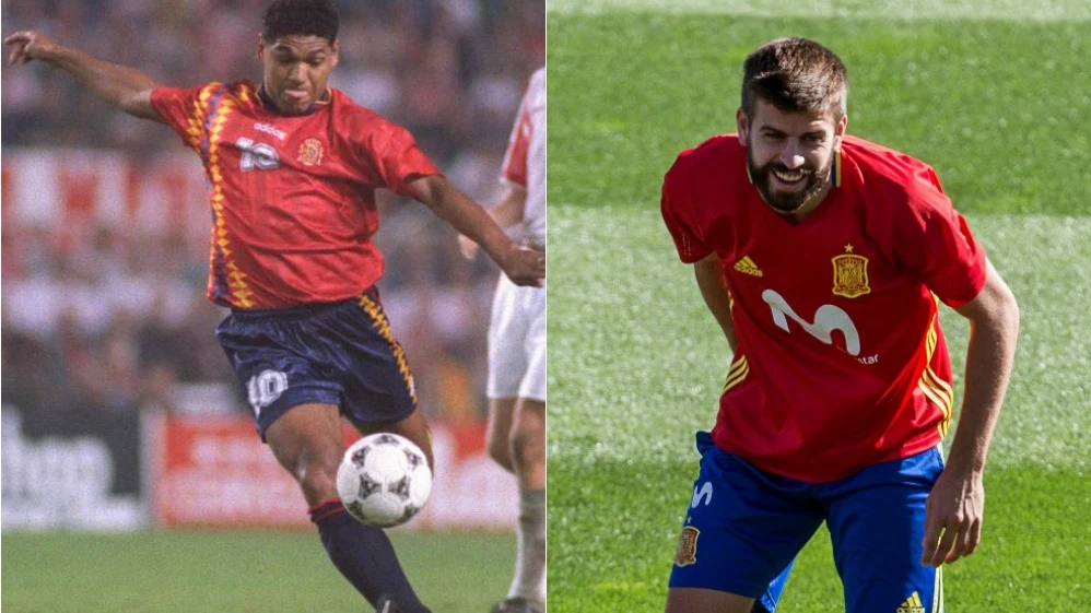 Donato y Piqu&eacute;, con la Selecci&oacute;n