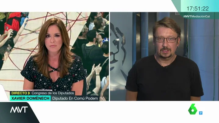 El diputado de En Comú Podem, Xavier Domènech El diputado de En Comú Podem, Xavier Domènech