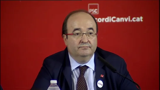El primer secretario del PSC, Miquel Iceta  El primer secretario del PSC, Miquel Iceta