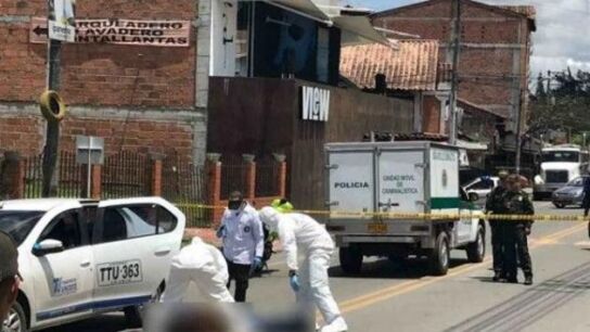 Lugar del asesinato de un sacerdote
