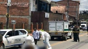 Lugar del asesinato de un sacerdote