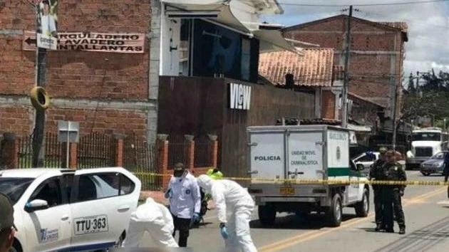 Lugar del asesinato de un sacerdote