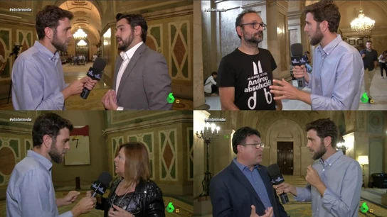 Gonzo con los políticos catalanes Gonzo con los políticos catalanes