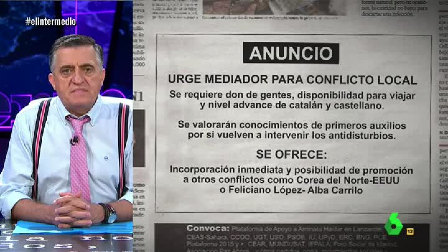 Wyoming busca un mediador para el conflicto catal&aacute;n