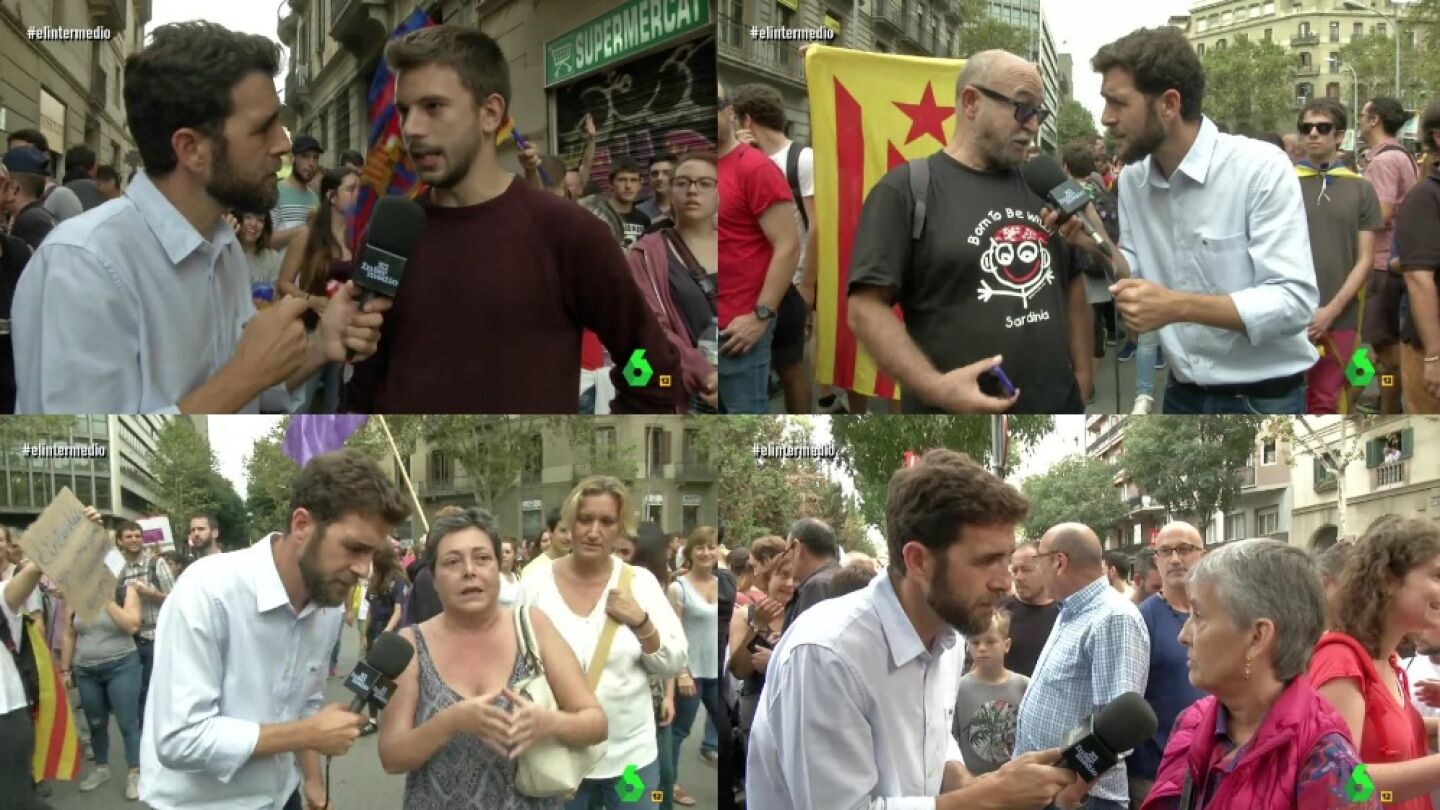 Gonzo entrevista a los manifestantes de la huelga general en Catalu&ntilde;a