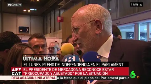 Juan Roig habla con los medios Juan Roig habla con los medios