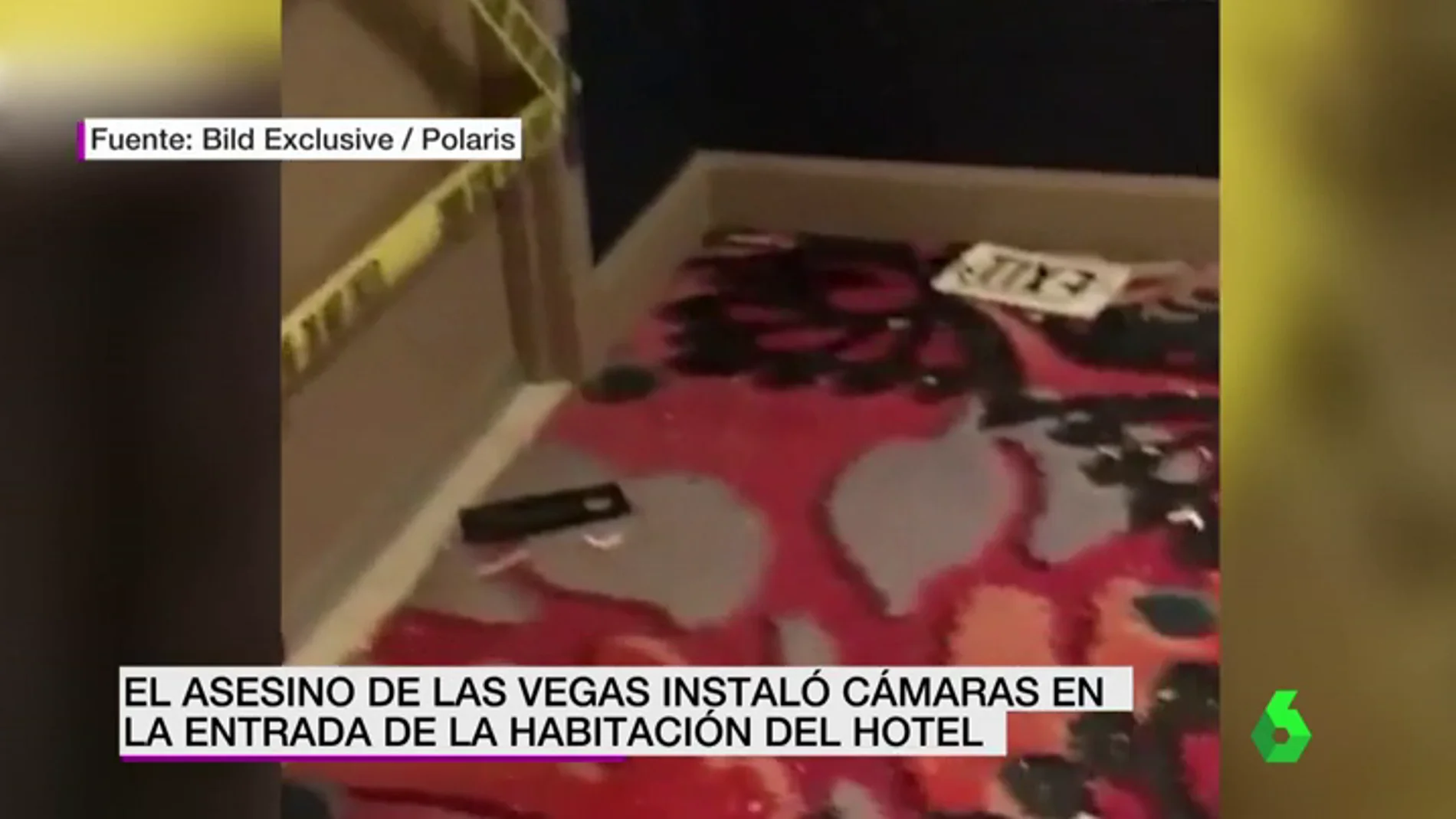 El asesino de Las Vegas colocÃ³ cÃ¡maras en la habitaciÃ³n