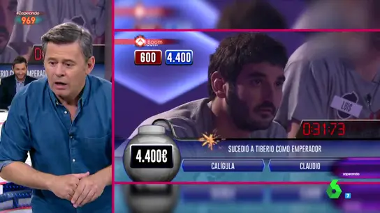 Miki Nadal vuelve a "quedar mal" al fallar en la ronda '¡Boom!' Miki Nadal vuelve a "quedar mal" al fallar en la ronda '¡Boom!'