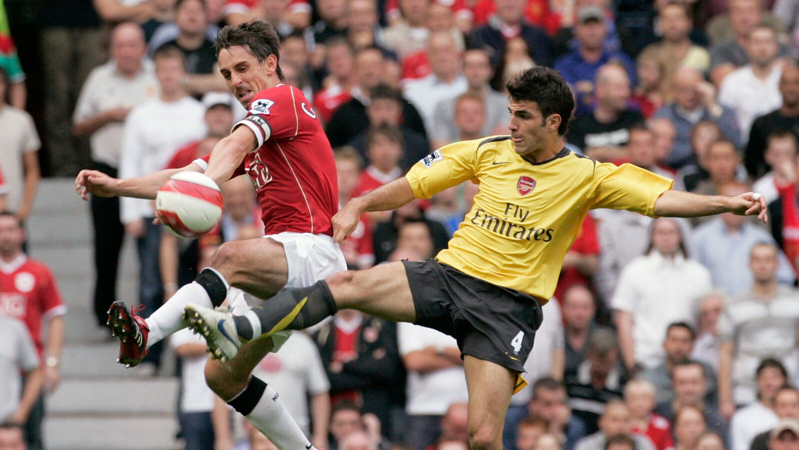 Cesc F&aacute;bregas, durante un United - Arsenal
