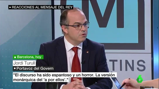 El portavoz del Govern, Jordi Turull El portavoz del Govern, Jordi Turull