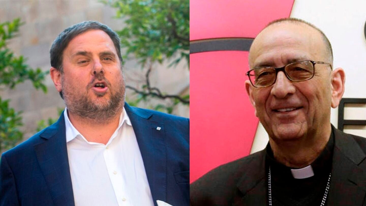 Oriol Junqueras y Juan Jos&eacute; Omella