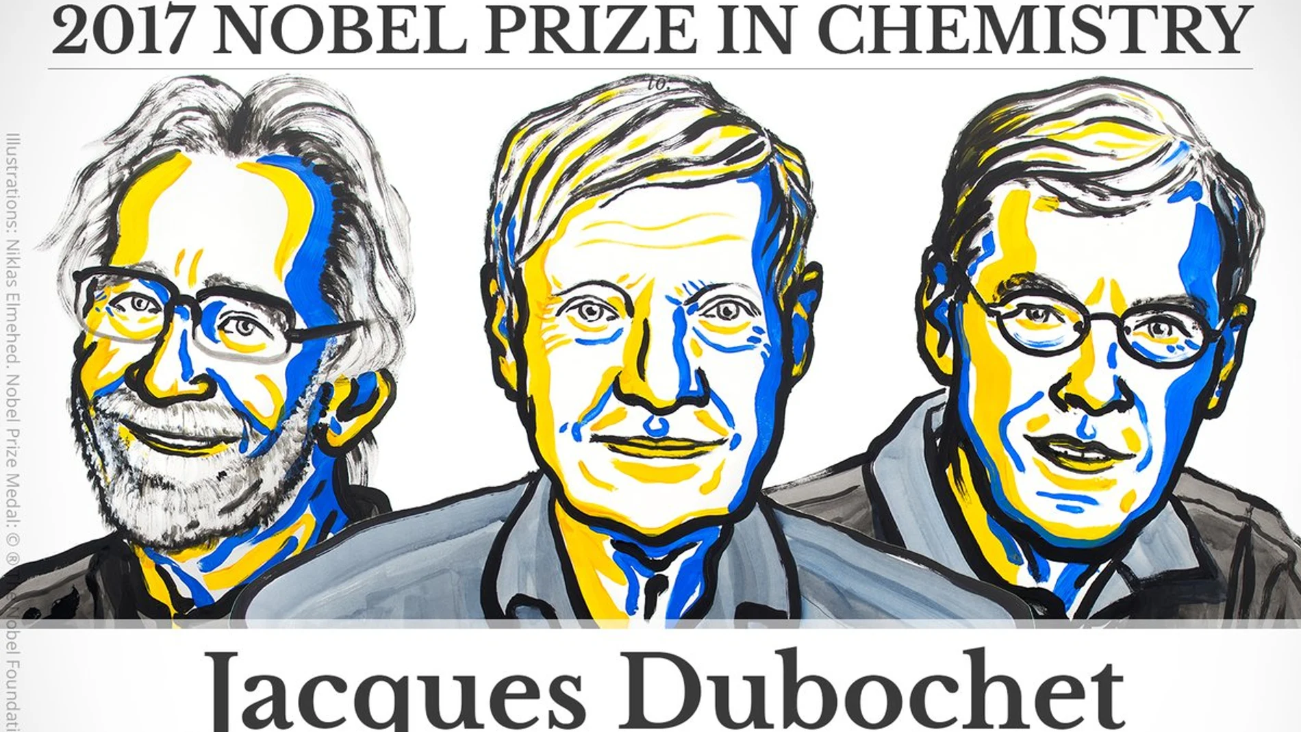 Los ganadores del Premio Nobel de Química 2017