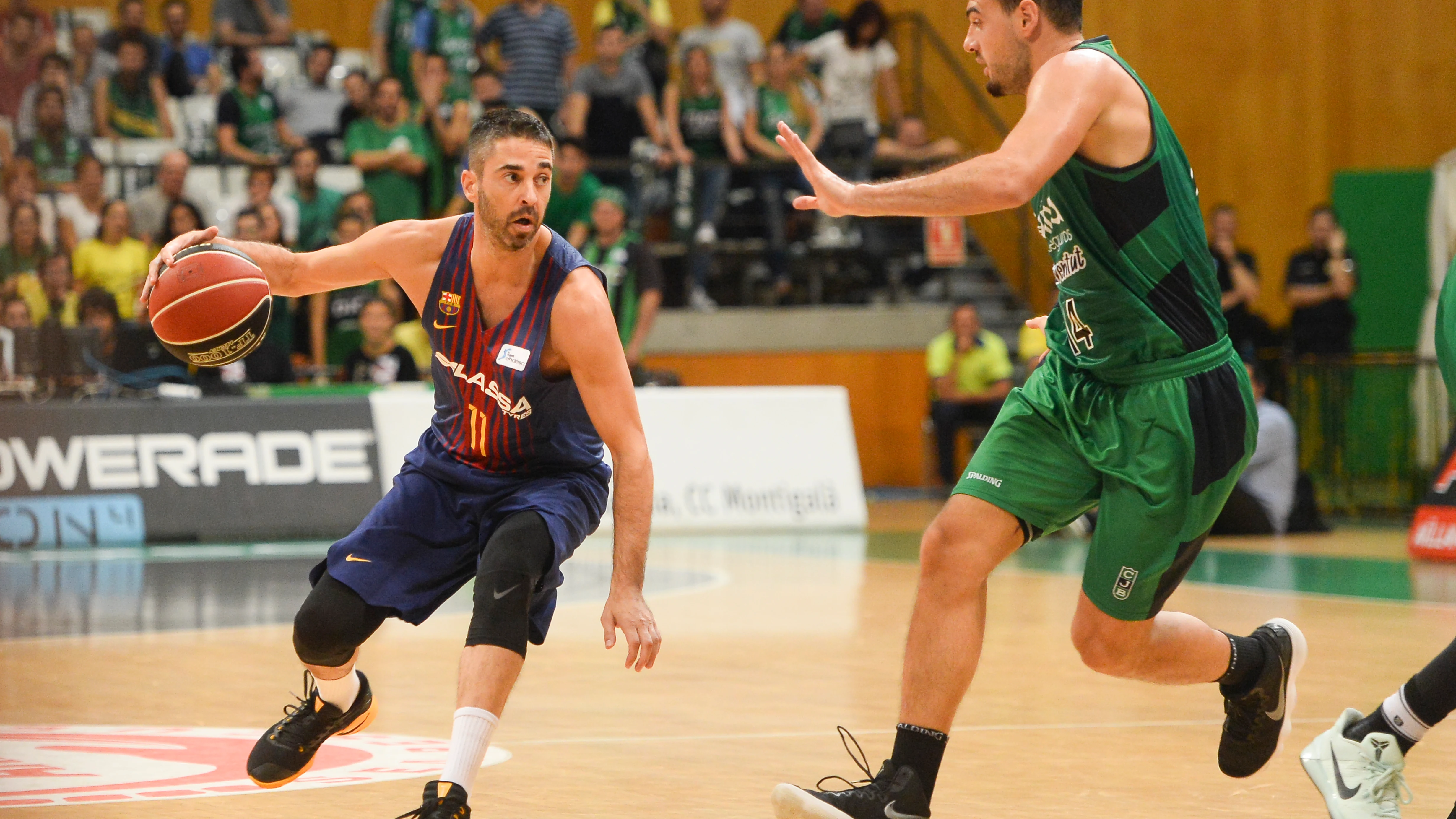 Navarro, durante el partido contra el Joventut