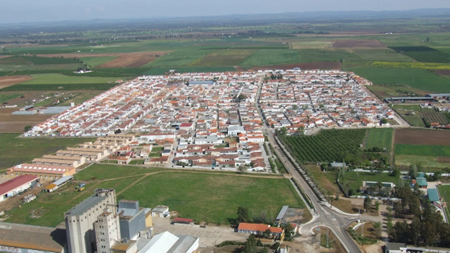 Vista aérea de Guadiana del Caudillo Vista aérea de Guadiana del Caudillo