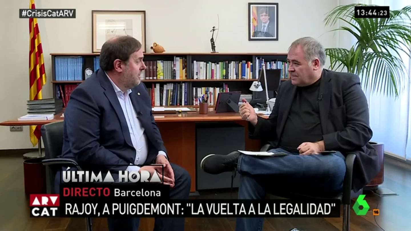 El vicepresidente de la Generalitat, Oriol Junqueras El vicepresidente de la Generalitat, Oriol Junqueras