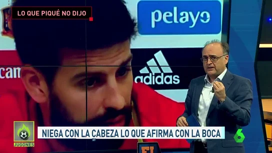 Lo que no dijo Piqué en rueda de prensa: analizamos sus gestos ante cada pregunta Lo que no dijo Piqué en rueda de prensa: analizamos sus gestos ante cada pregunta