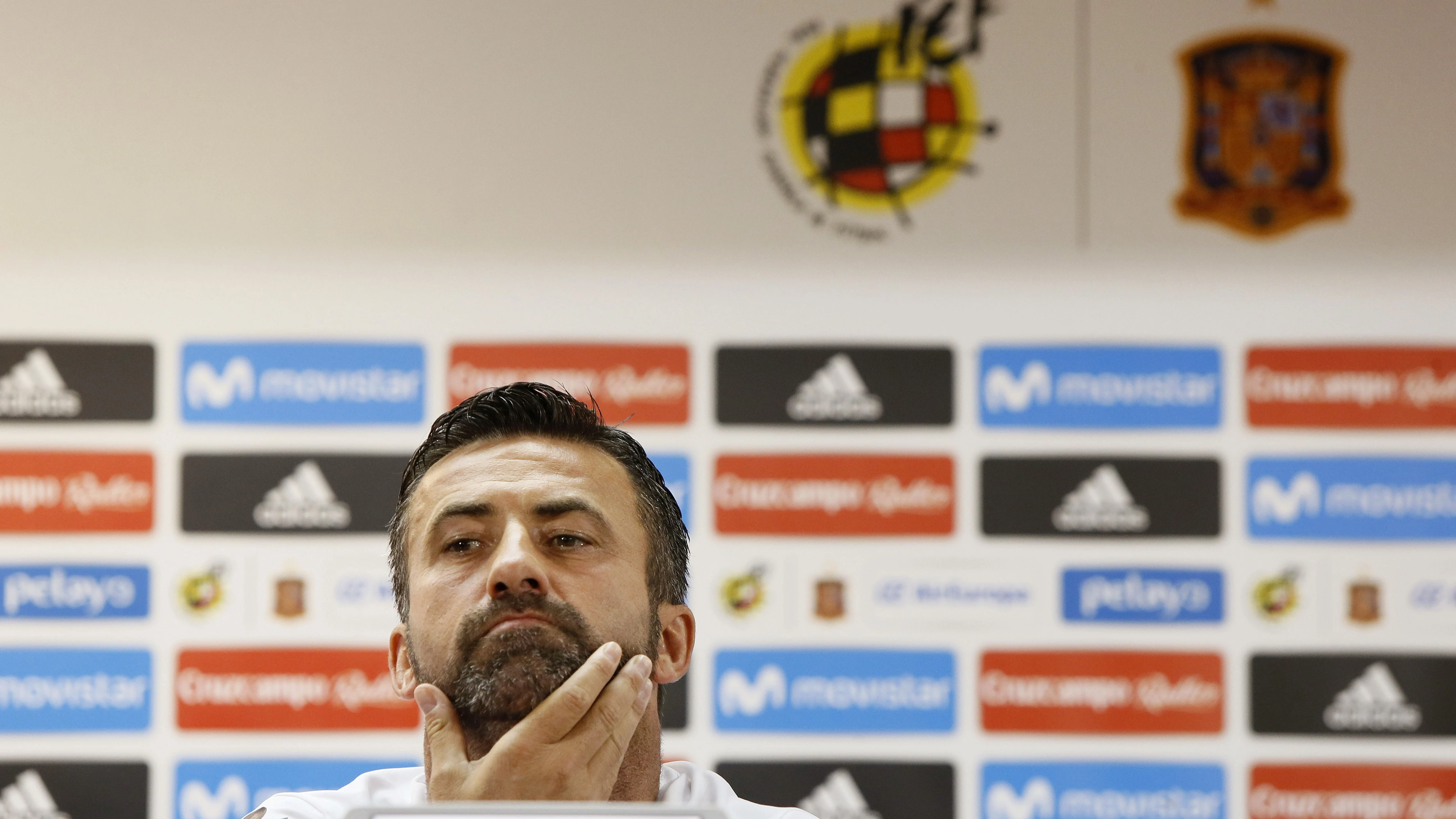 Panucci, durante la rueda de prensa