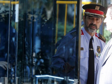 Trapero a su salida de la Audiencia Nacional Trapero a su salida de la Audiencia Nacional