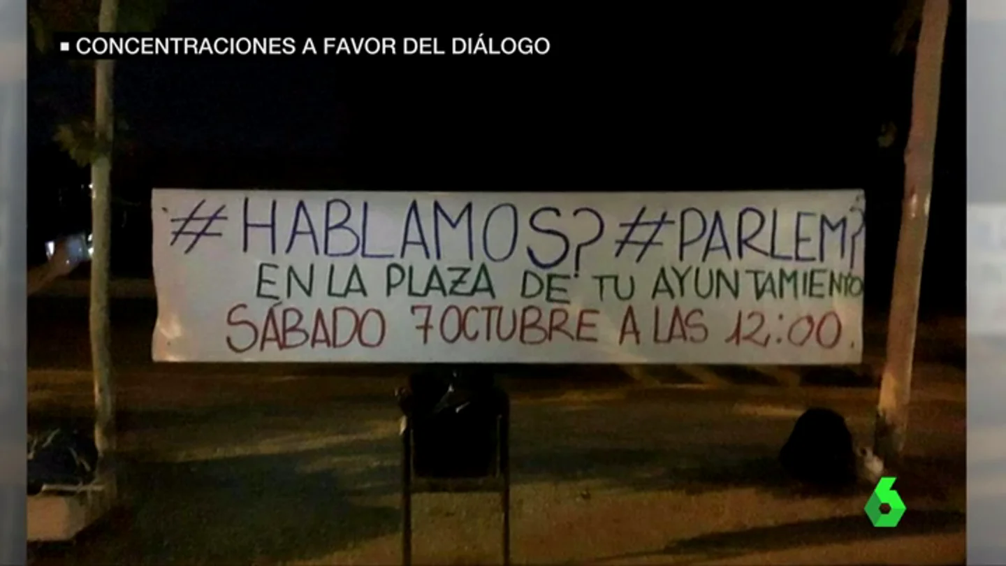 Concentración convocada de forma espontánea por los ciudadanos a través de #Hablemos Concentración convocada de forma espontánea por los ciudadanos a través de #Hablemos