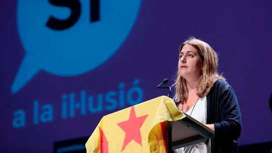 Marta Pascal, en un acto cuando era coordinadora general del PDeCAT Marta Pascal, en un acto cuando era coordinadora general del PDeCAT