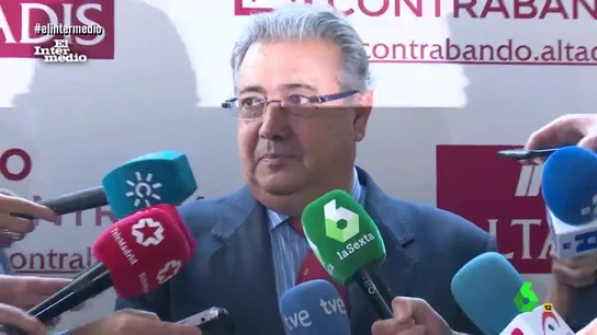 El ministro del interior Zoio ante los medios El ministro del interior