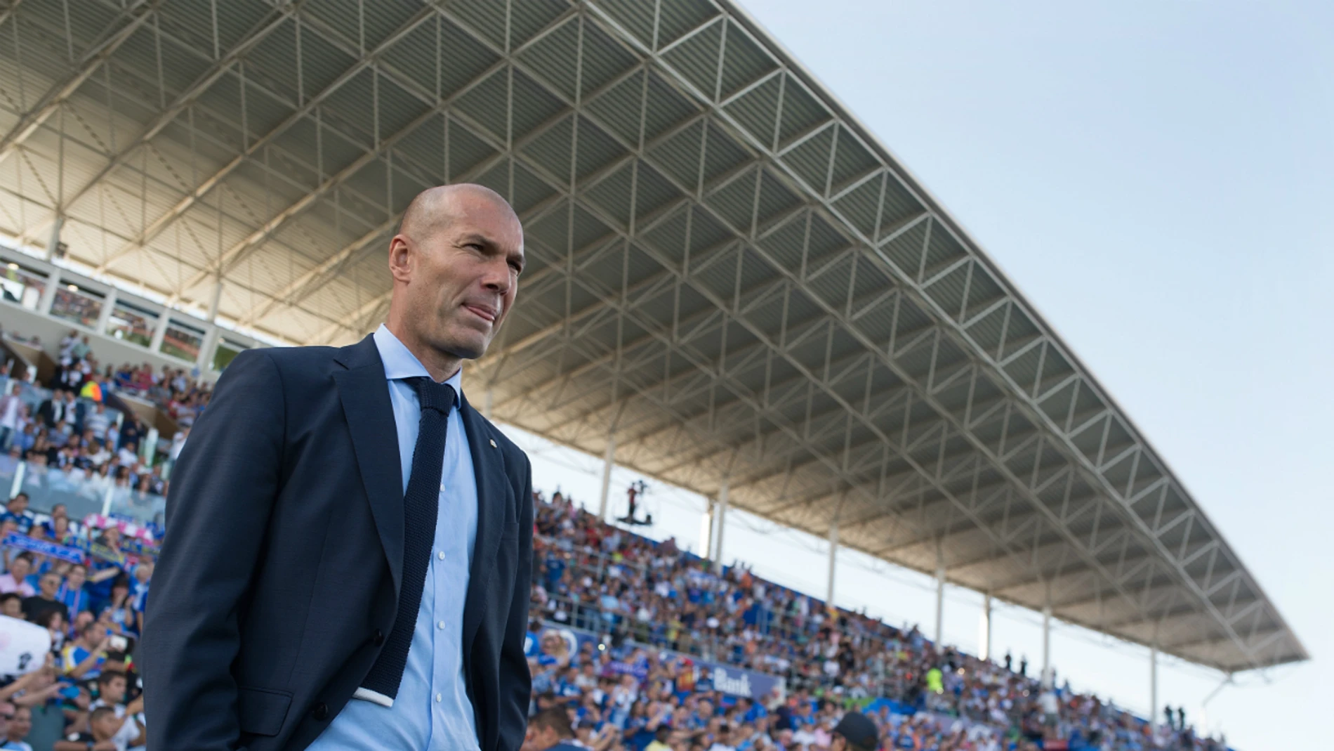 Zidane, en el Coliseum