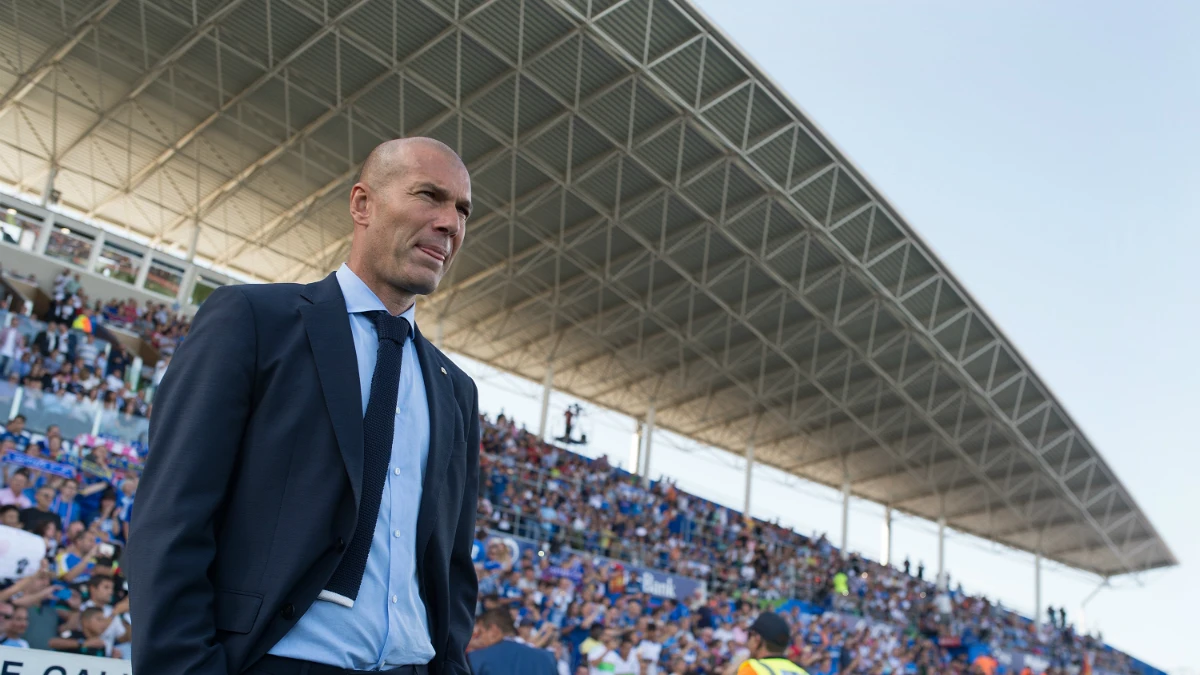 Zidane, en el Coliseum