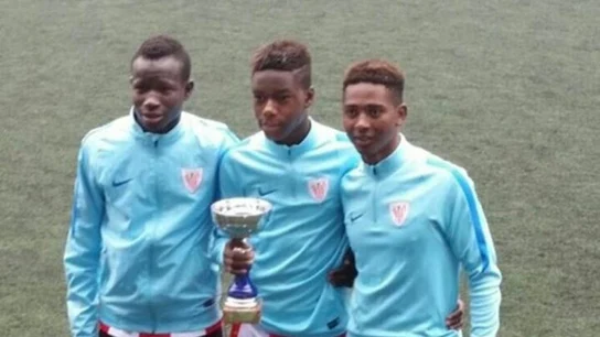 Tres canteranos del Athletic Tres canteranos del Athletic
