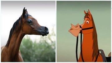 El caballo creado por Orrion y el caballo de Disney