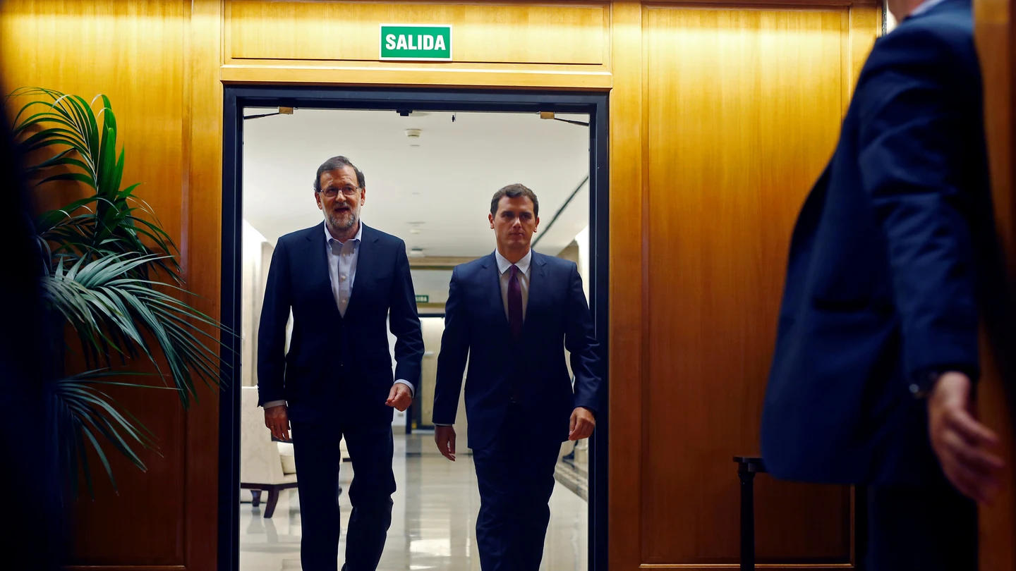 Mariano Rajoy y Albert Rivera Mariano Rajoy y Albert Rivera