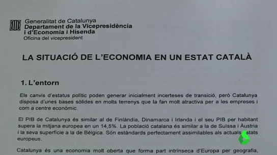 Nuevo informe del Govern de Cataluña Nuevo informe del Govern de Cataluña