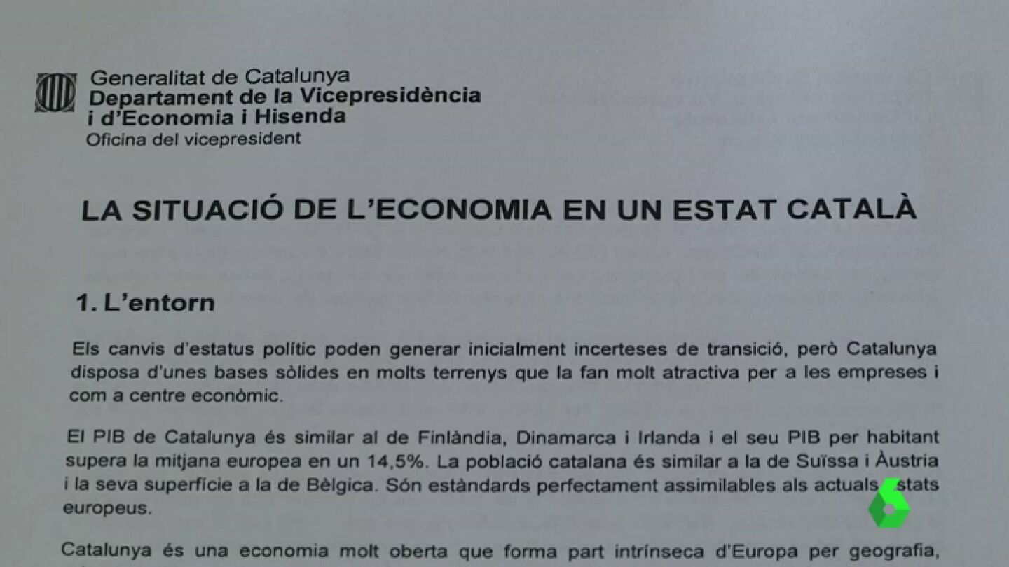 Nuevo informe del Govern de Catalu&ntilde;a