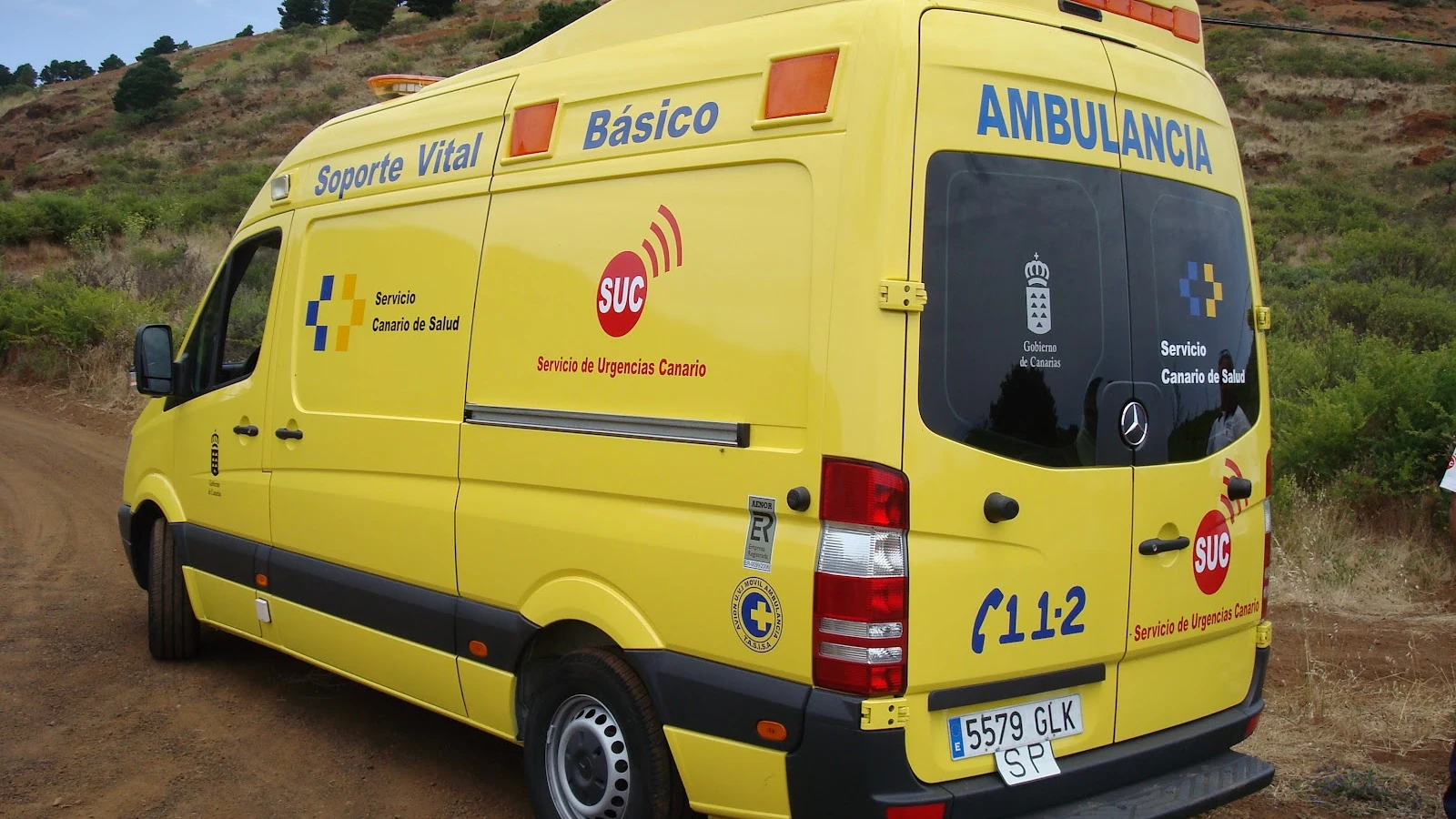 Ambulancia de Soporte Vital Básico en Tenerife