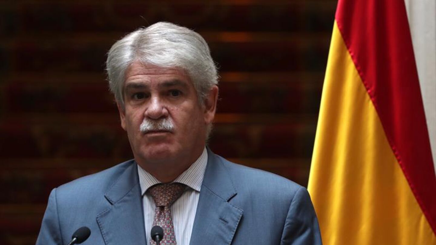 El Ministro de Exteriores espa&ntilde;ol Alfonso Dastis