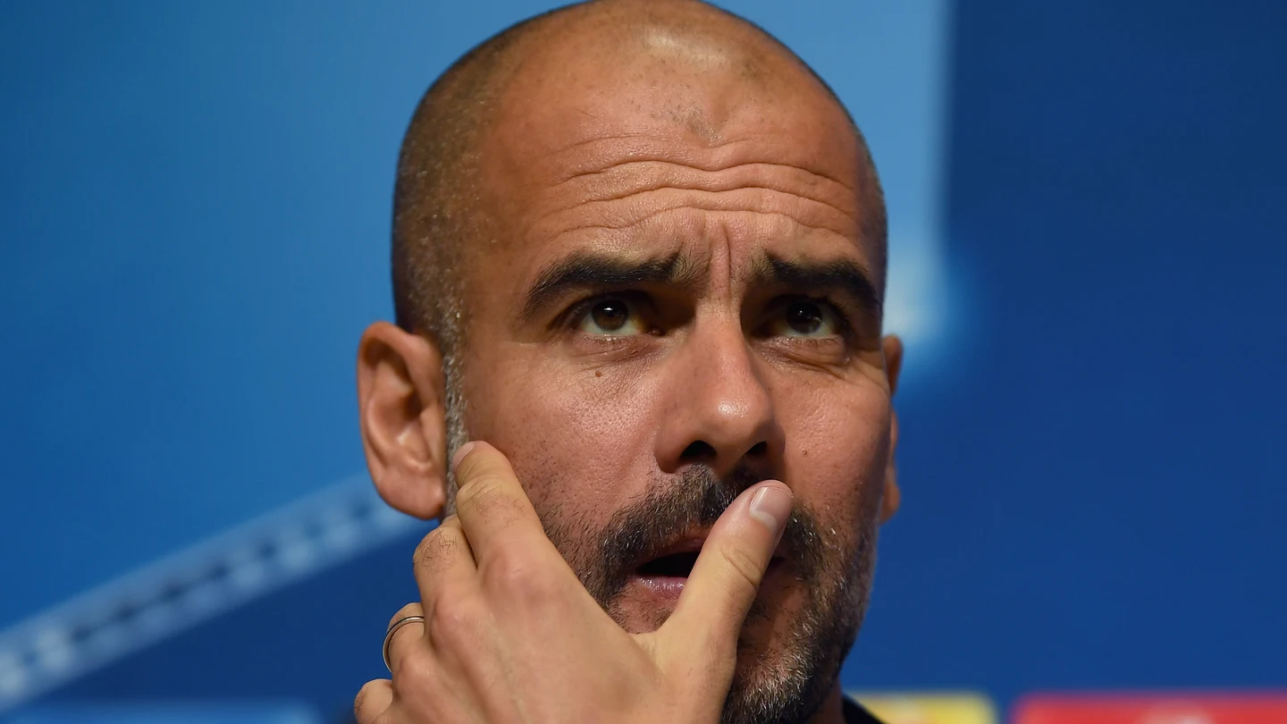 Pep Guardiola, en rueda de prensa Pep Guardiola, en rueda de prensa