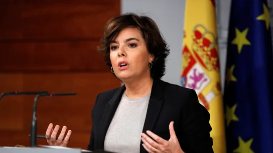 La vicepresidenta del Gobierno, Soraya Sáenz de Santamaría La vicepresidenta del Gobierno, Soraya Sáenz de Santamaría
