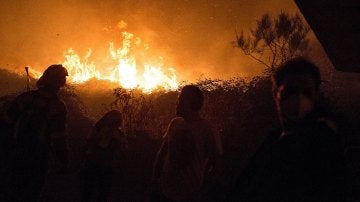 Incendio en Carballeda de Avia, Ourense
