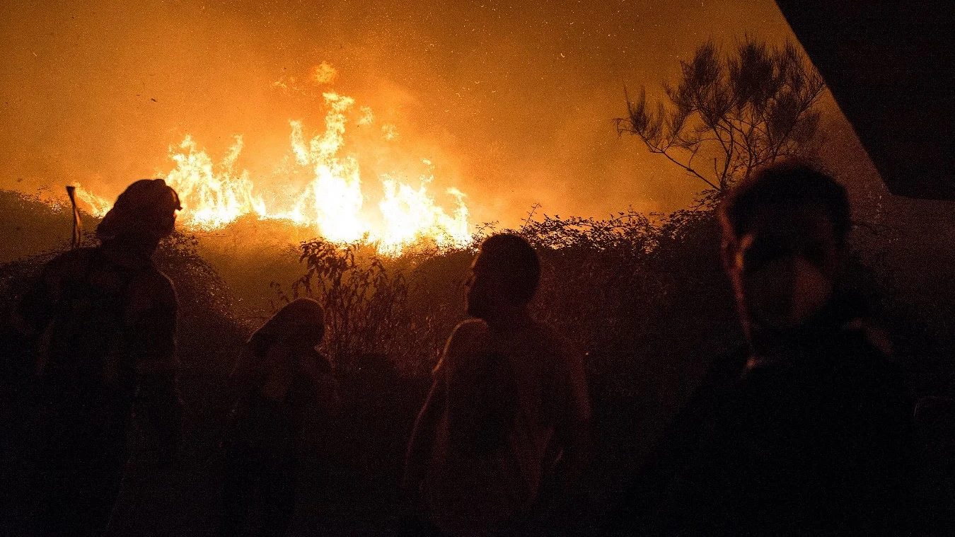 Incendio en Carballeda de Avia, Ourense