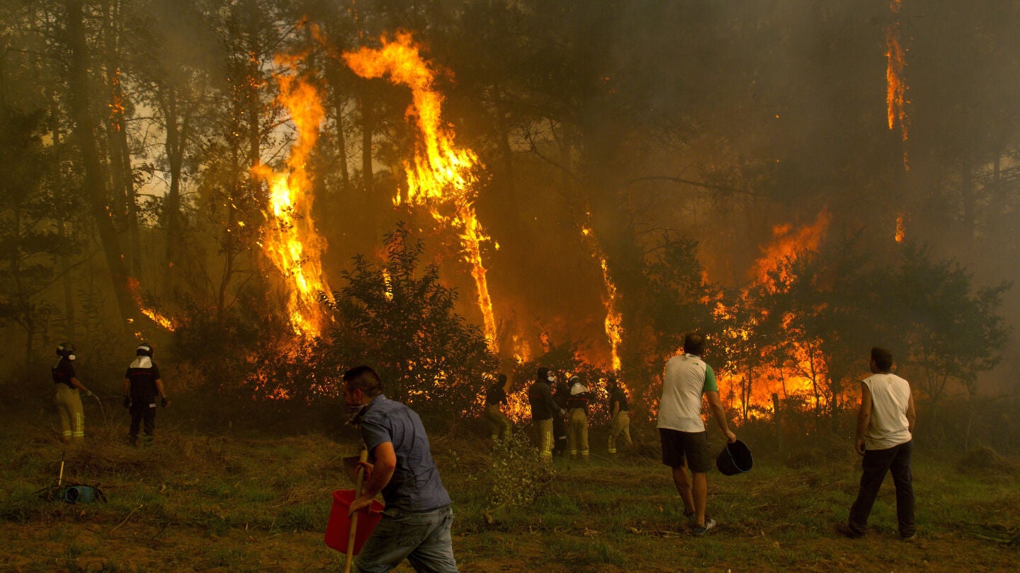 Las llamas arrasan Galicia