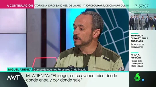 Miguel Atienza, sobre los incendios en España: "Una mayoría cuenta con la mano del hombre como causa" Miguel Atienza, sobre los incendios en España: "Una mayoría cuenta con la mano del hombre como causa"