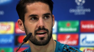 Isco, en rueda de prensa