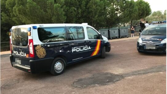 Polic&iacute;a Nacional en la Feria de Ja&eacute;n