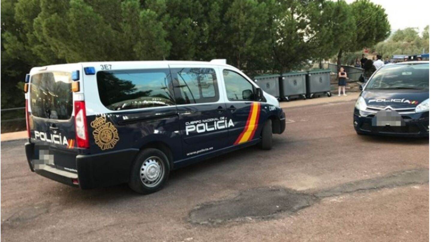 Polic&iacute;a Nacional en la Feria de Ja&eacute;n