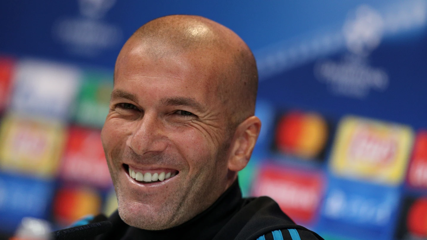 Zinedine Zidane, en rueda de prensa Zinedine Zidane, en rueda de prensa