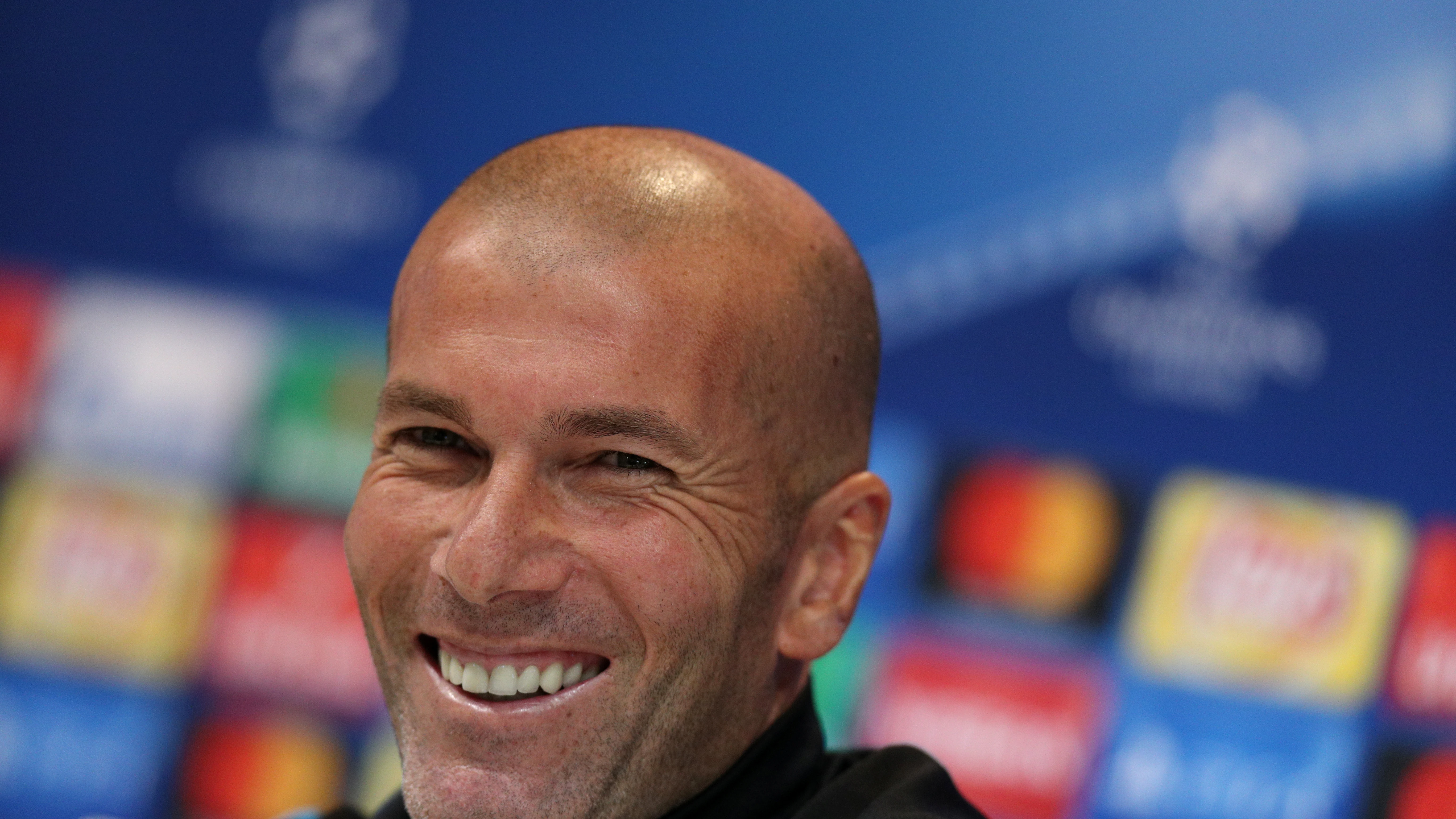 Zinedine Zidane, en rueda de prensa