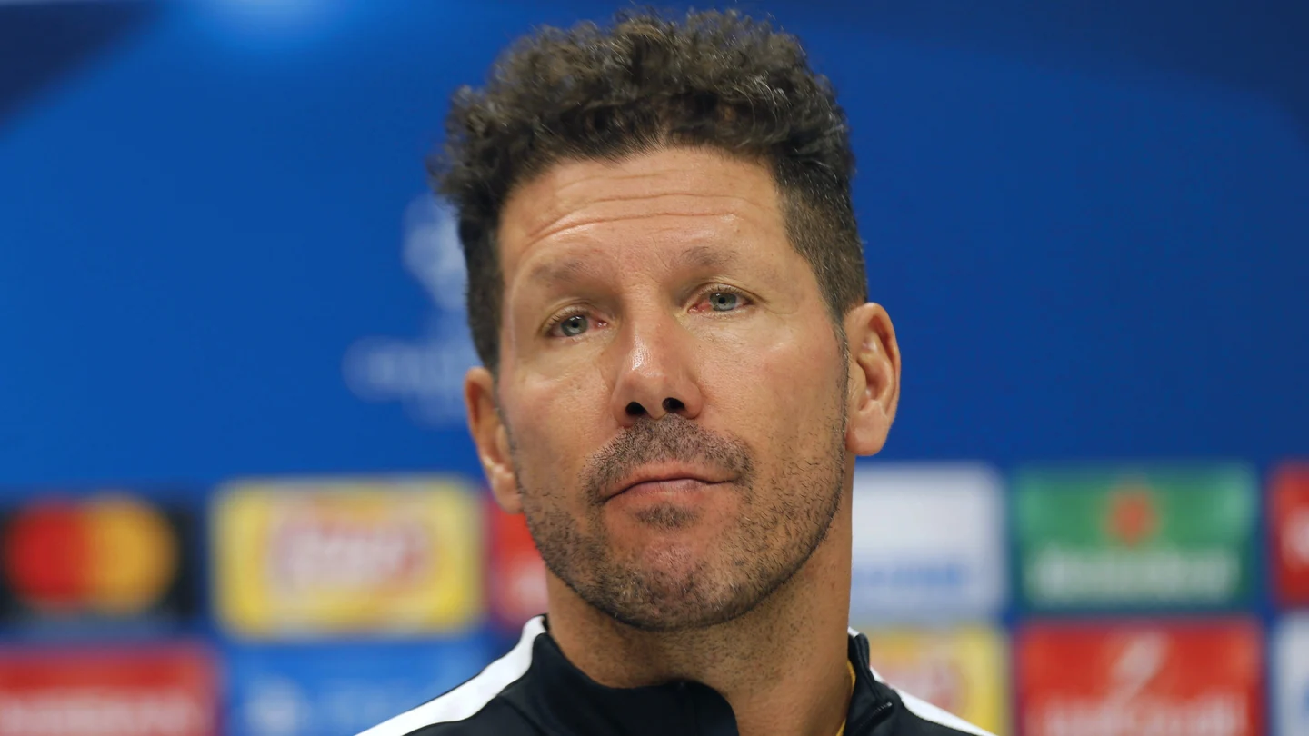 Simeone, en rueda de prensa Simeone, en rueda de prensa
